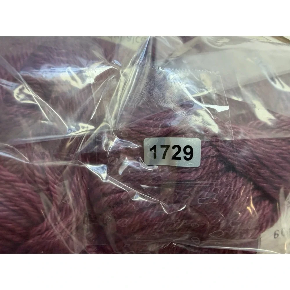 Valley Yarns Baby Alpaca Silk 50g/109yd Deerfield Mauve‎ Lot Of 4